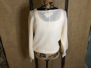 HFWARM WHITE SWEATER