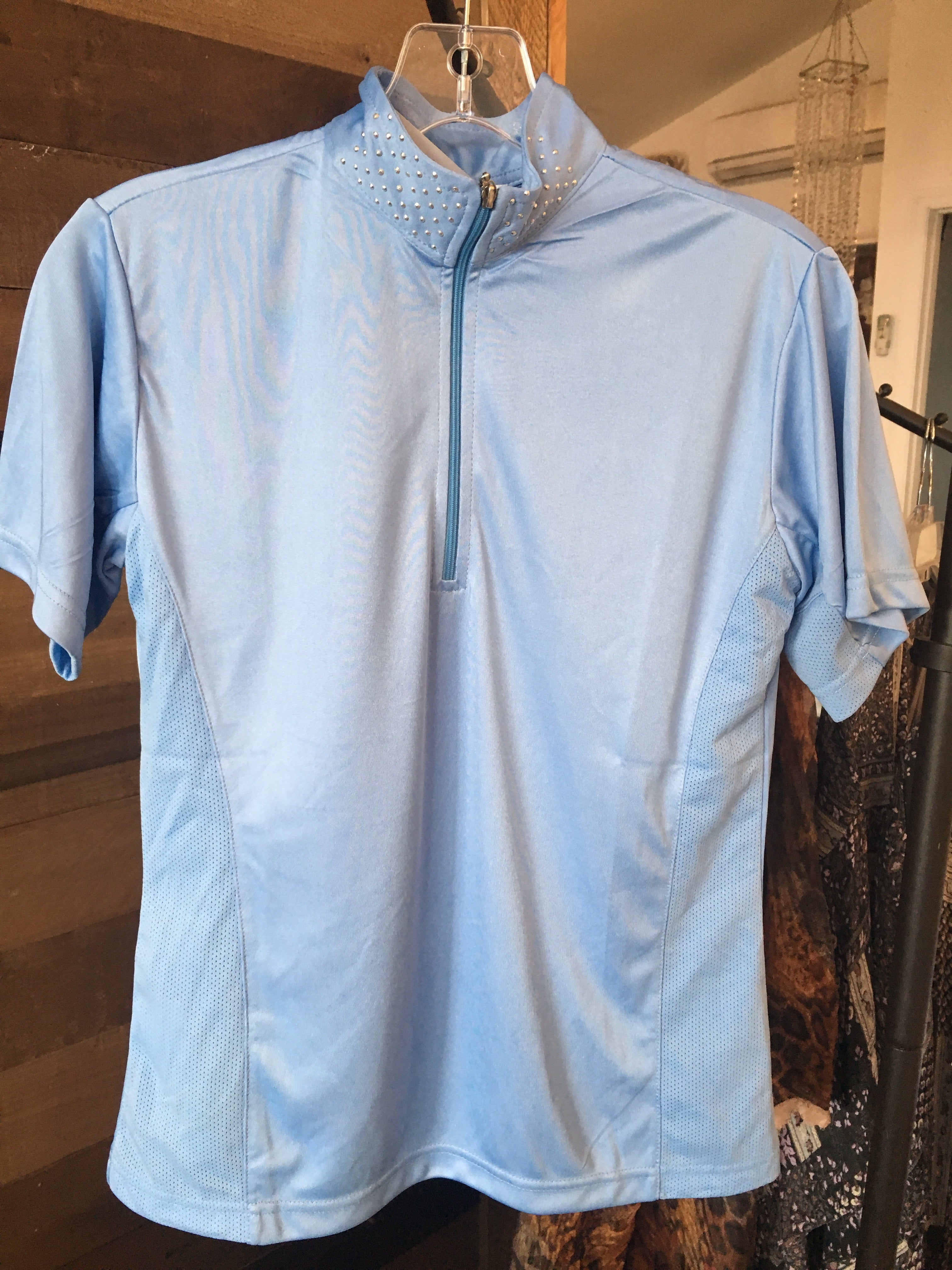 EF LIGHT BLUE ATHLETE FIT TOP